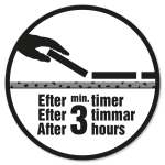 Klar til fliselægning efter min. 3 timer.