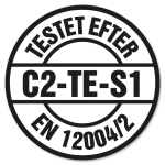 Testet efter EN 12004/2. C2-TE-S1.