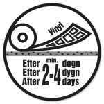 Klar til tæt belægning efter min. 2-4 døgn.