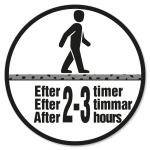 Gangbar efter 2-3 timer.