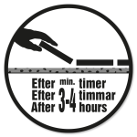 Klar til fliselægning efter min. 3-4 timer.