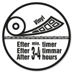 Klar til tæt belægning efter min. 3-4 timer.