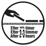 Klar til fliselægning efter min. 2-3 timer.