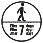 Gangbar efter 7 døgn.