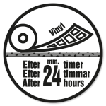 Klar til tæt belægning efter min. 24 timer.