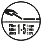 Klar til fliselægning efter 1-5 døgn.