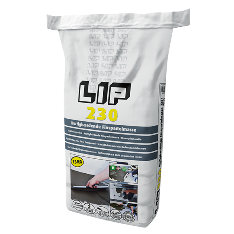 LIP 230 Hurtighærdende Finspartel 15 kg