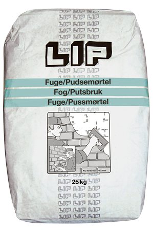 LIP Fuge/Pudsemørtel 25 kg (M)