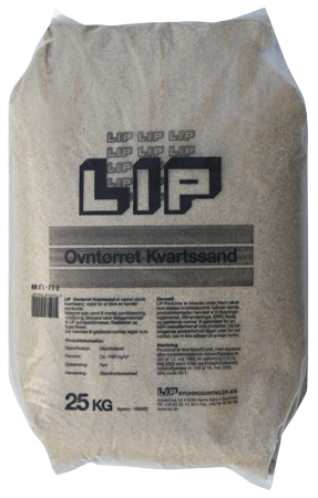 LIP Ovntørret Kvartssand 25 kg (S)
