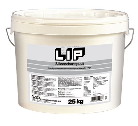 LIP Siliconehartspuds 1 mm hvid 25 kg (M)