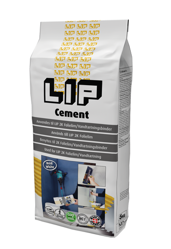 LIP Cement Hvid 5 kg (S)