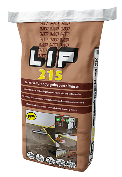 LIP 215 Gulvspartelmasse 20 kg (M)