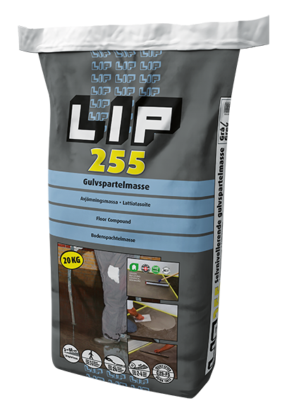 LIP 255 Gulvspartelmasse 20 kg (S)