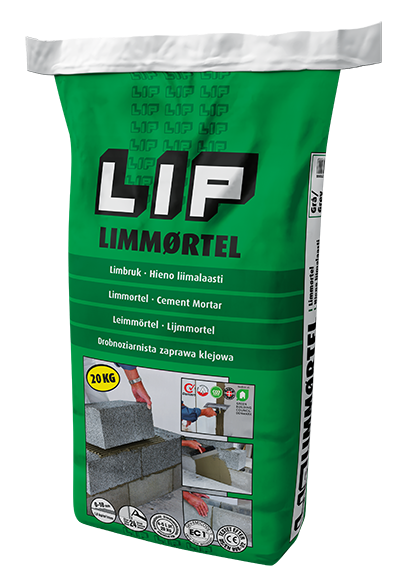 LIP Limmørtel 20 kg (S)