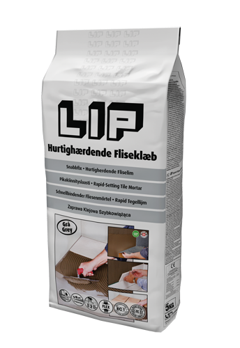 LIP Hurtighærdende Fliseklæb 5 kg (M)
