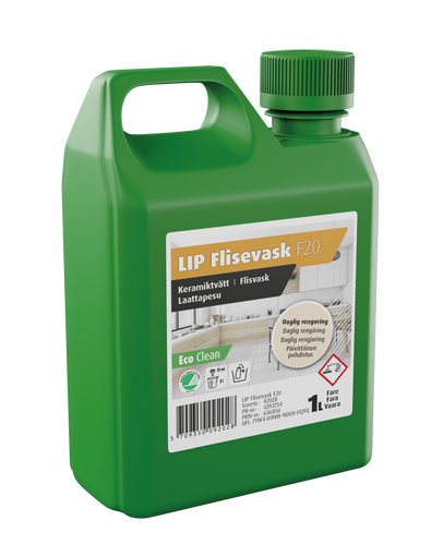 LIP F20 Eco Clean Flisevask 1 liter (M)